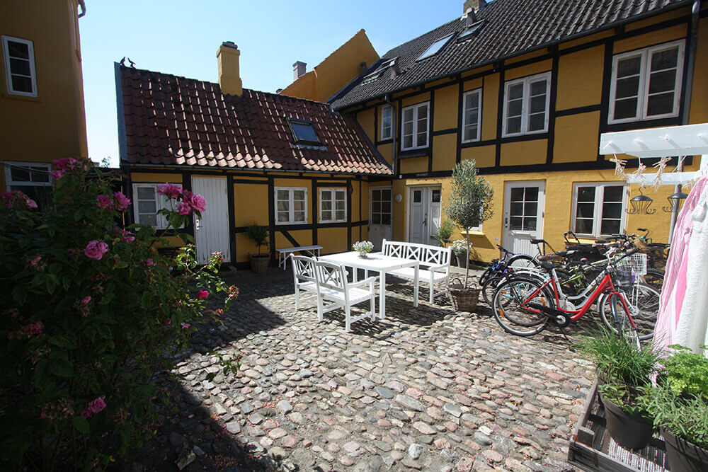 Baggården i Humlebo Gruppens ejendom Skattergade 34 i Svendborg
