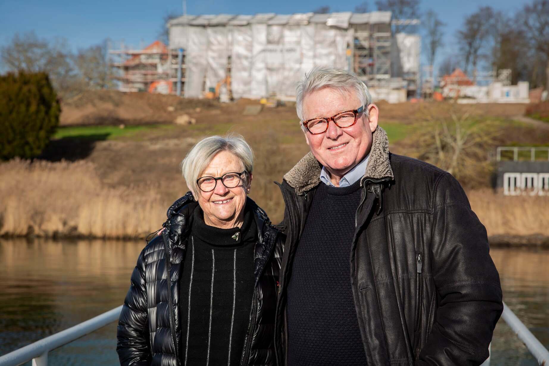 Kurt og Kirsten er nye lejer på Kogtvedsund seniorboliger i Svendborg